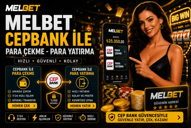 Melbet Cepbank İle Para Çekme -Cepbank İle Para Yatırma 2026